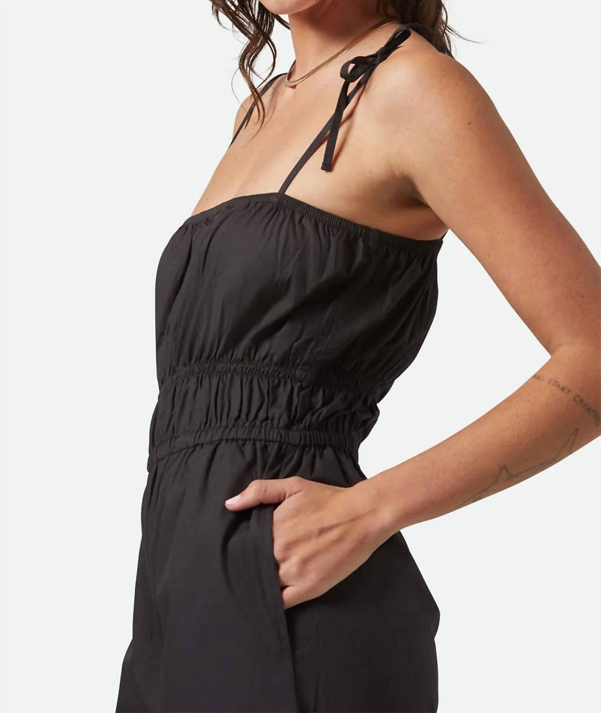 Brixton - Eden Smocked Jumpsuit