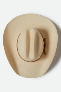Brixton - Unisex Laredo Panama Straw Cowboy Hat
