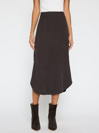 Brochu Walker - CABAS SKIRT - brown - clothing - knee - length - skirts