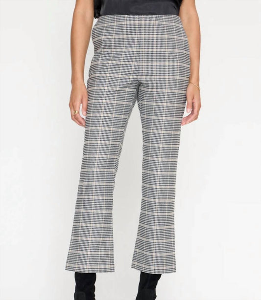 Brochu Walker - Elias Pant Glen Plaid - ankle - black - clothing