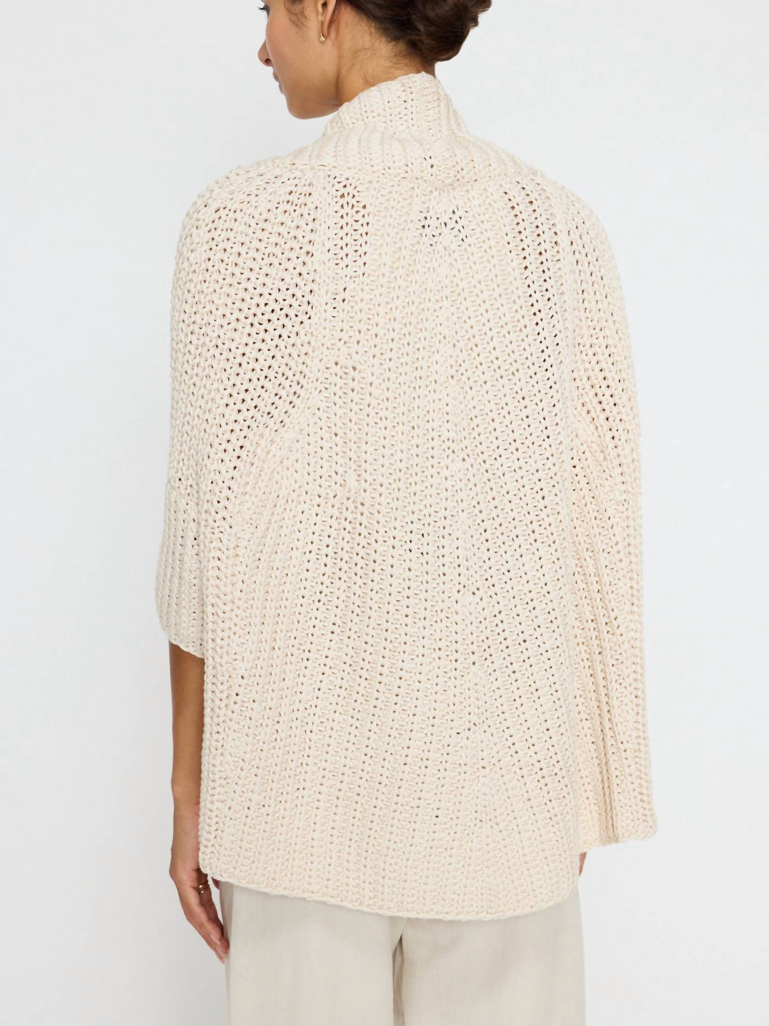 Brochu Walker - Fida Shrug - beige - clothing - cotton