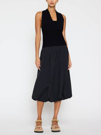 Brochu Walker - Loti Bubble Skirt - black - clothing - cotton - blend