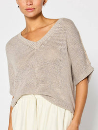 Brochu Walker - MOONSTONE GAIA TEE - beige - clothing - shirts