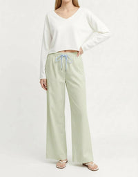 Brooklyn Karma - Maui Mist Stripe Pant