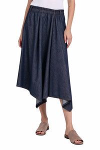 Brunello Cucinelli - Asymmetric Denim Skirt