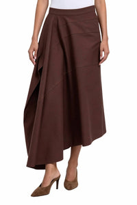 Brunello Cucinelli - Asymmetric Tiered Effect Skirt