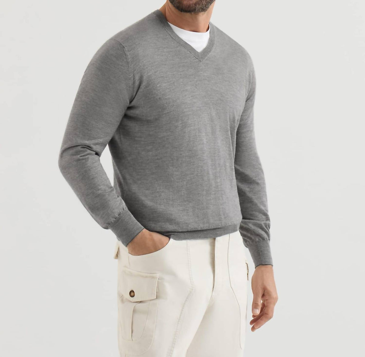 Brunello Cucinelli - Cashmere V-Neck Sweater