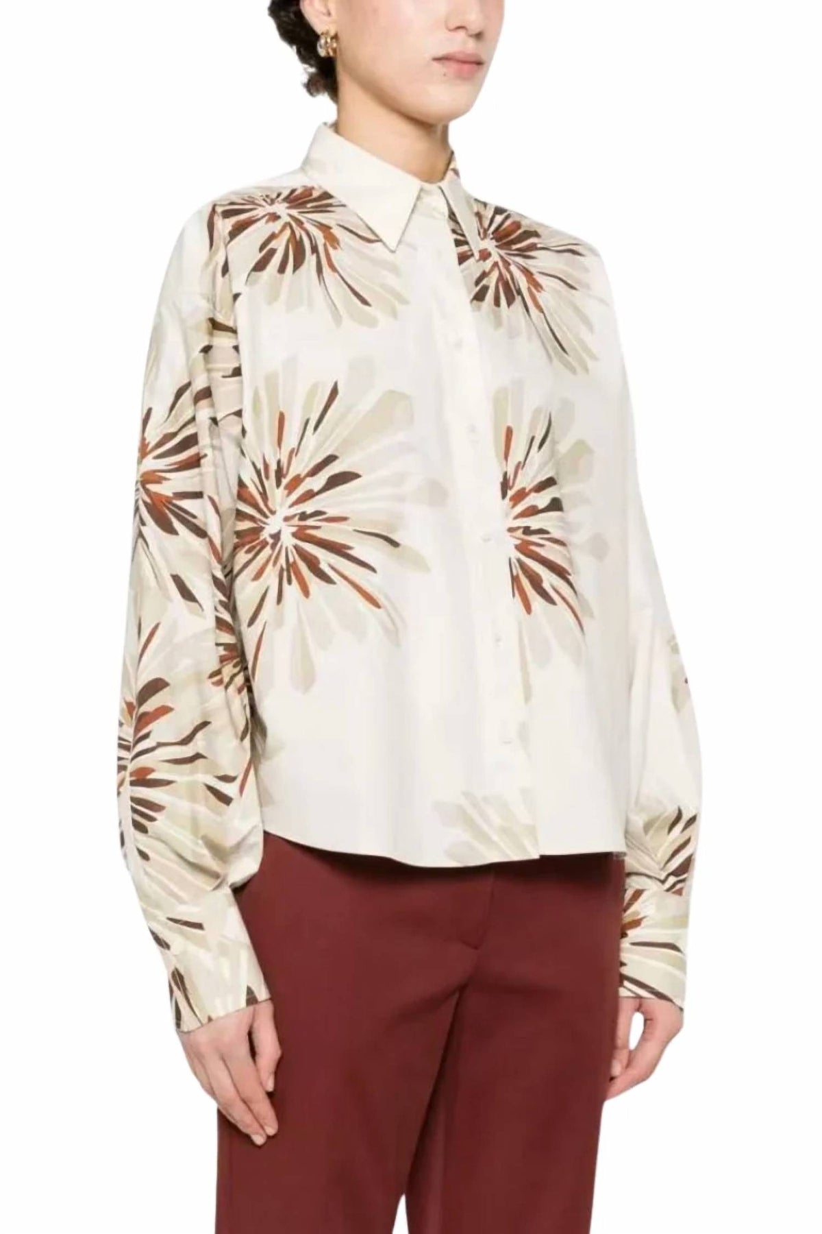 Brunello Cucinelli - Collared Bloom-print Shirt