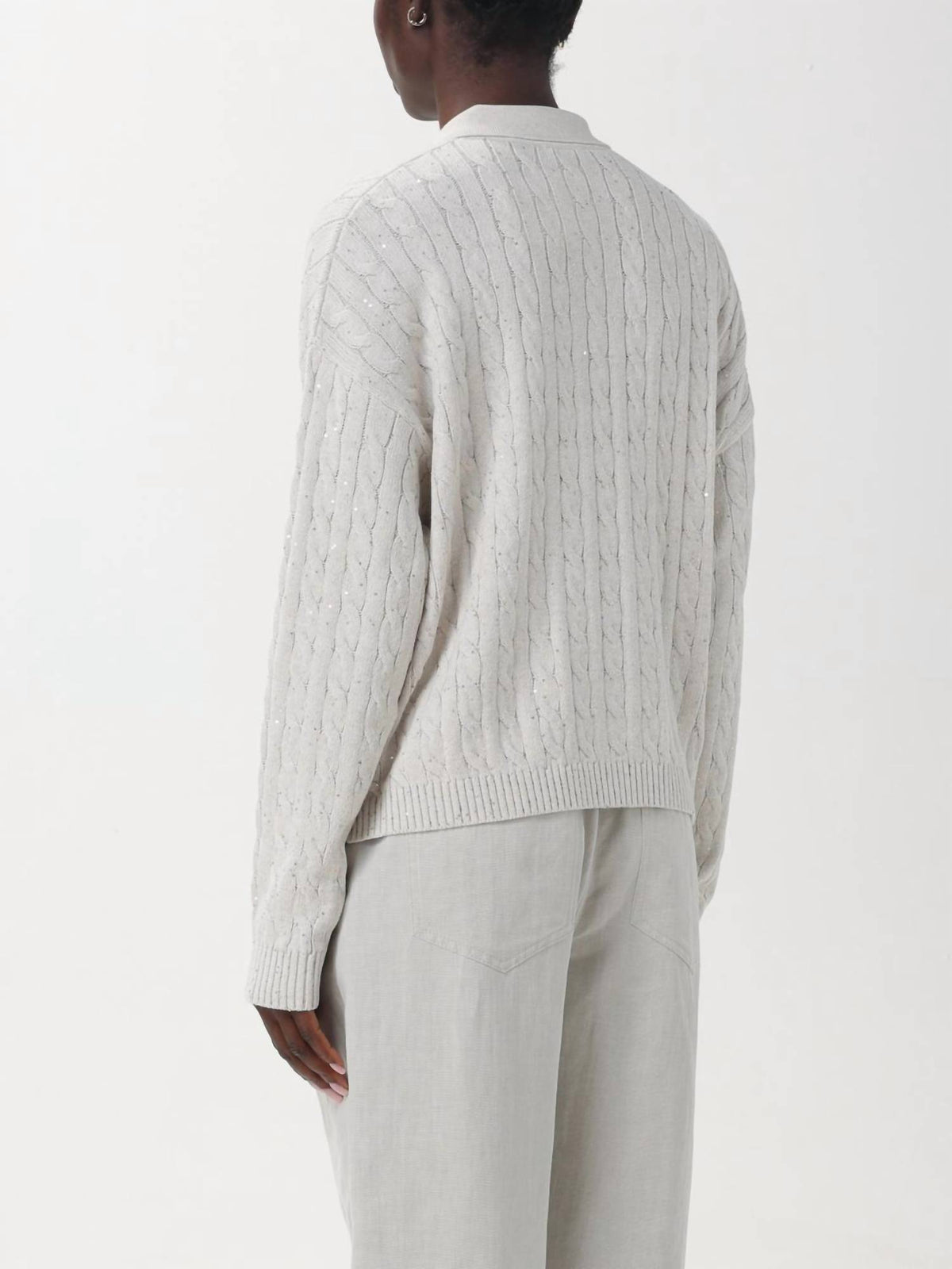 Brunello Cucinelli - Collared Long Sleeve Sweater
