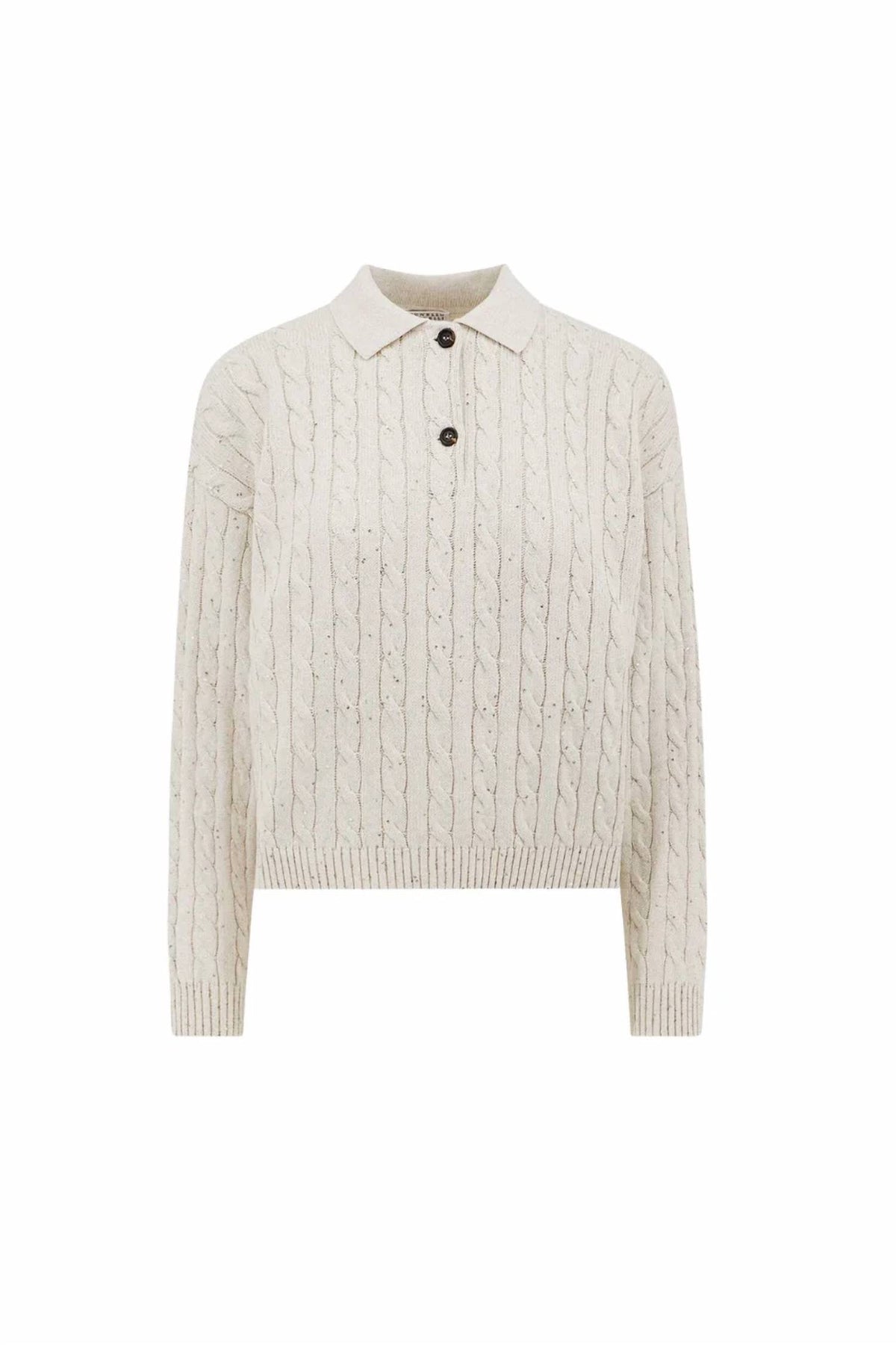Brunello Cucinelli - Collared Long Sleeve Sweater