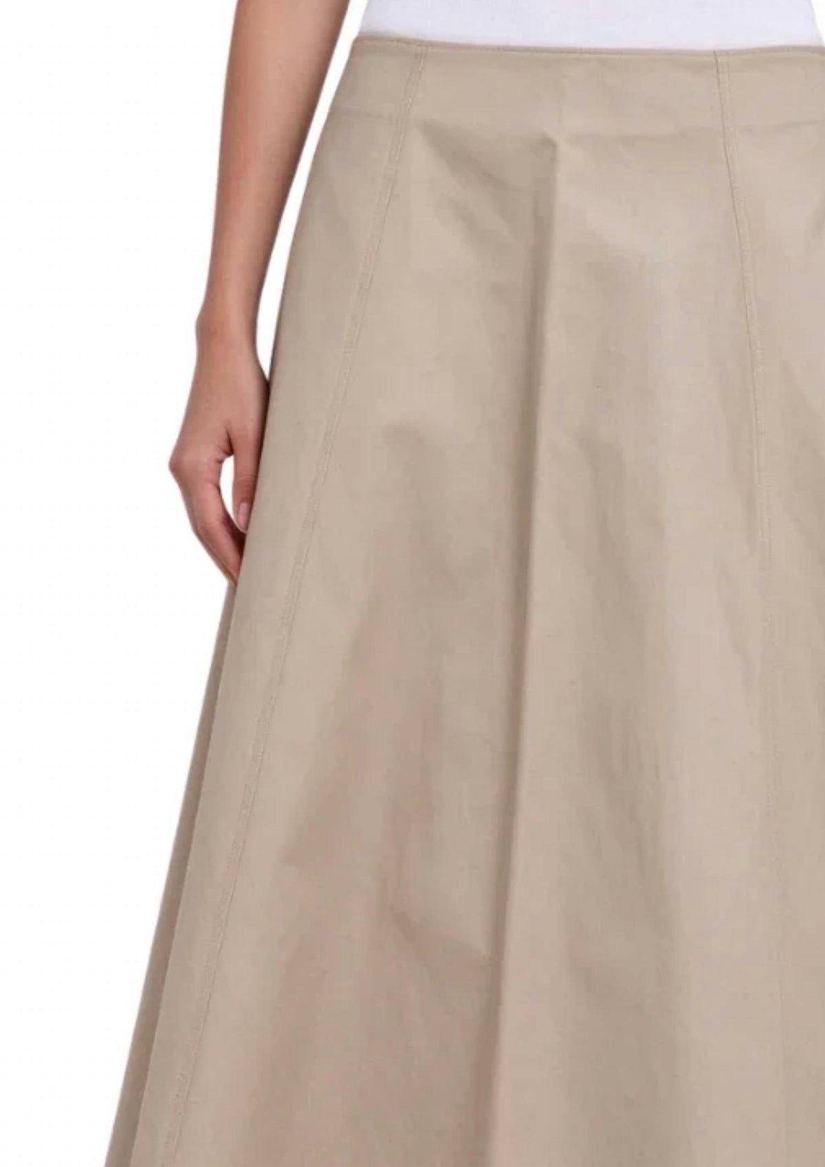 Brunello Cucinelli - Cotton A-line Midi Skirt