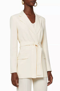 Brunello Cucinelli - Crepe Belted Blazer