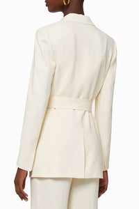 Brunello Cucinelli - Crepe Belted Blazer