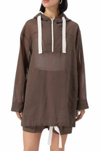 Brunello Cucinelli - Crispy Cotton Hooded Jacket