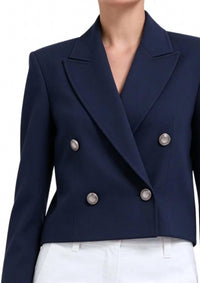 Brunello Cucinelli - Crop Breasted Blazer