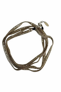 Brunello Cucinelli - Hematite Wrap Bracelet