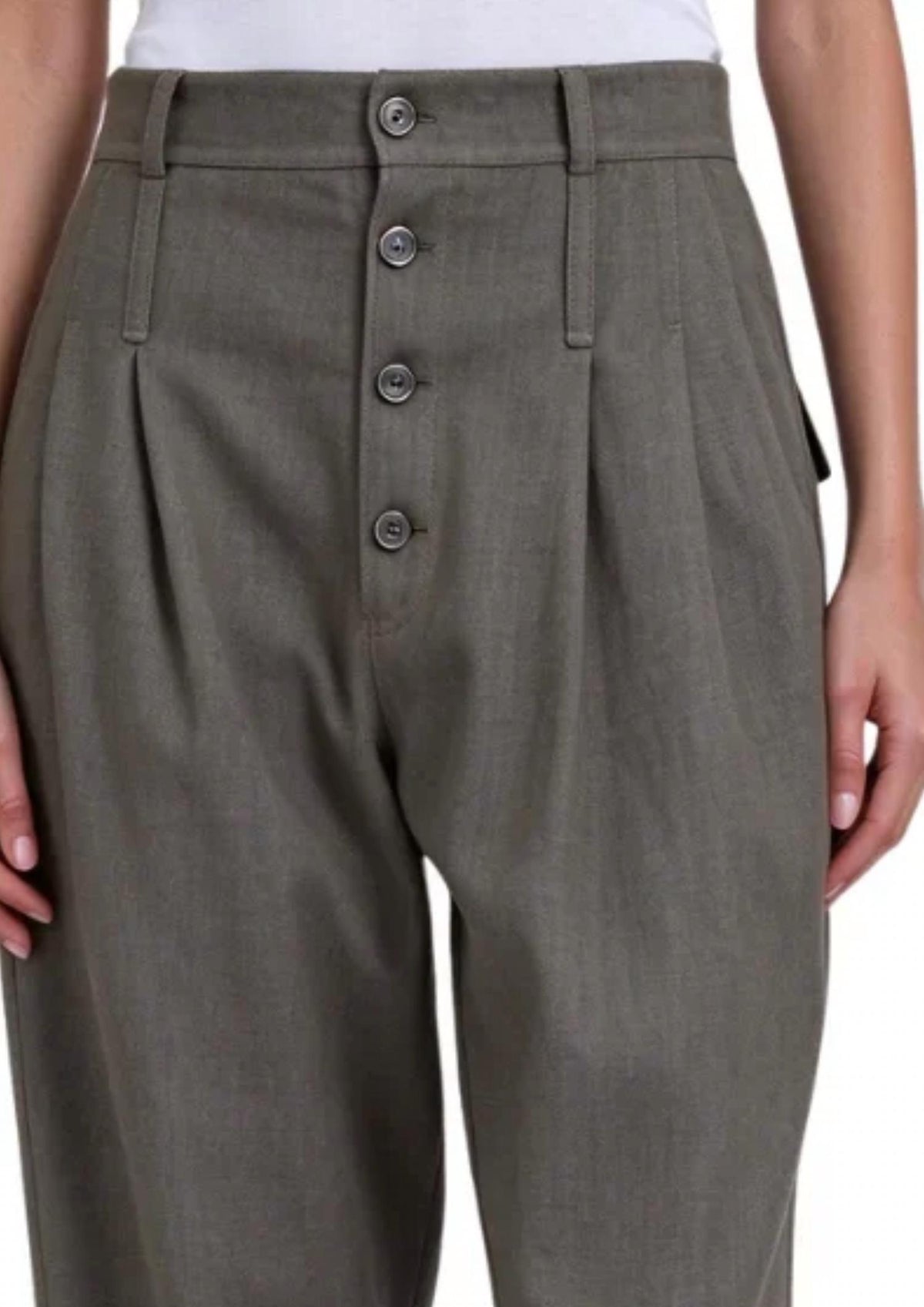 Brunello Cucinelli - High Rise Ankle Pant