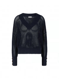 Brunello Cucinelli - Knitted Jumper With Lace Pattern And Sequins