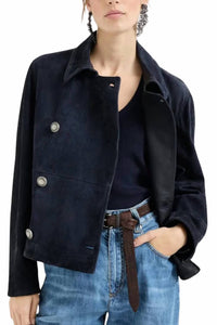 Brunello Cucinelli - Monili-detail Double Breasted Jacket