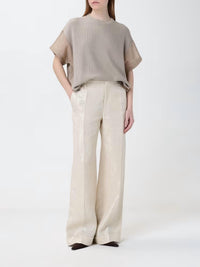 Brunello Cucinelli - Panelled Ribbed T-shirt