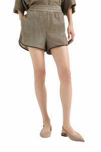 Brunello Cucinelli - Perforated Leather Shorts