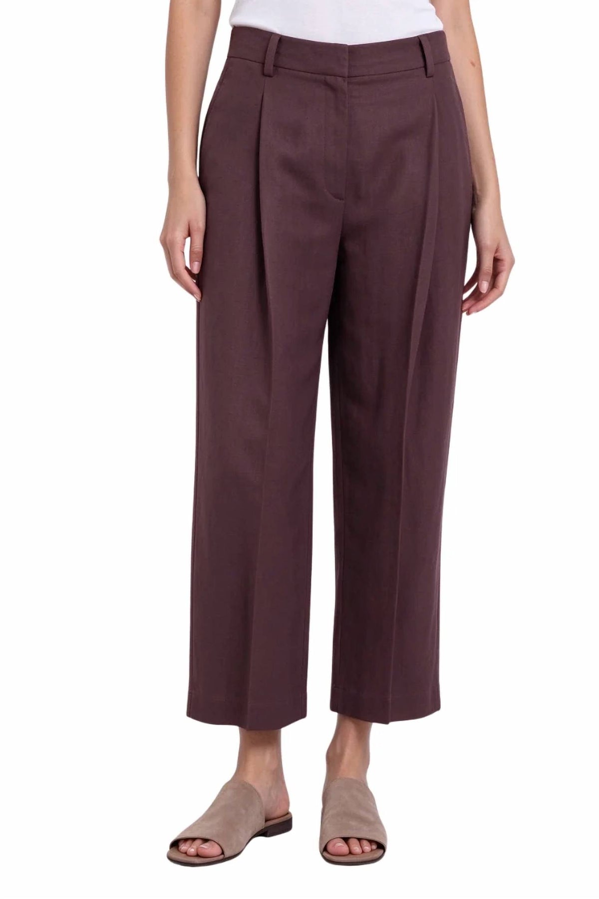 Brunello Cucinelli - Pleated Linen Trouser