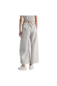 Brunello Cucinelli - Pleated Wide Leg Ankle Pant