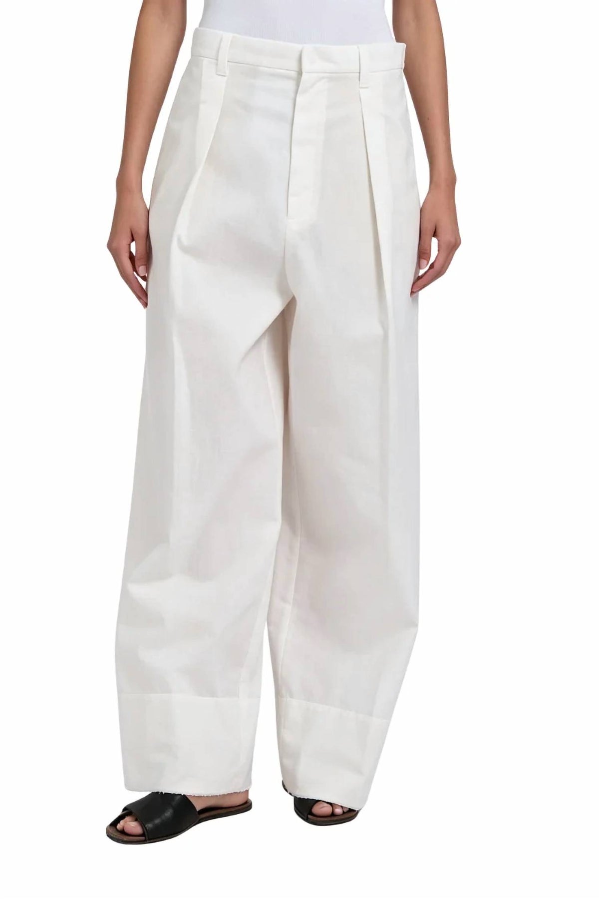 Brunello Cucinelli - Pleated Wide Leg Pant
