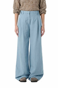 Brunello Cucinelli - Pleated Wide-leg Trousers