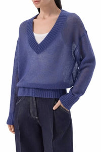 Brunello Cucinelli - Ribbed V-neck Sweater