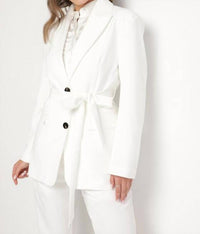 Brunello Cucinelli - Single Breasted Belted Blazer