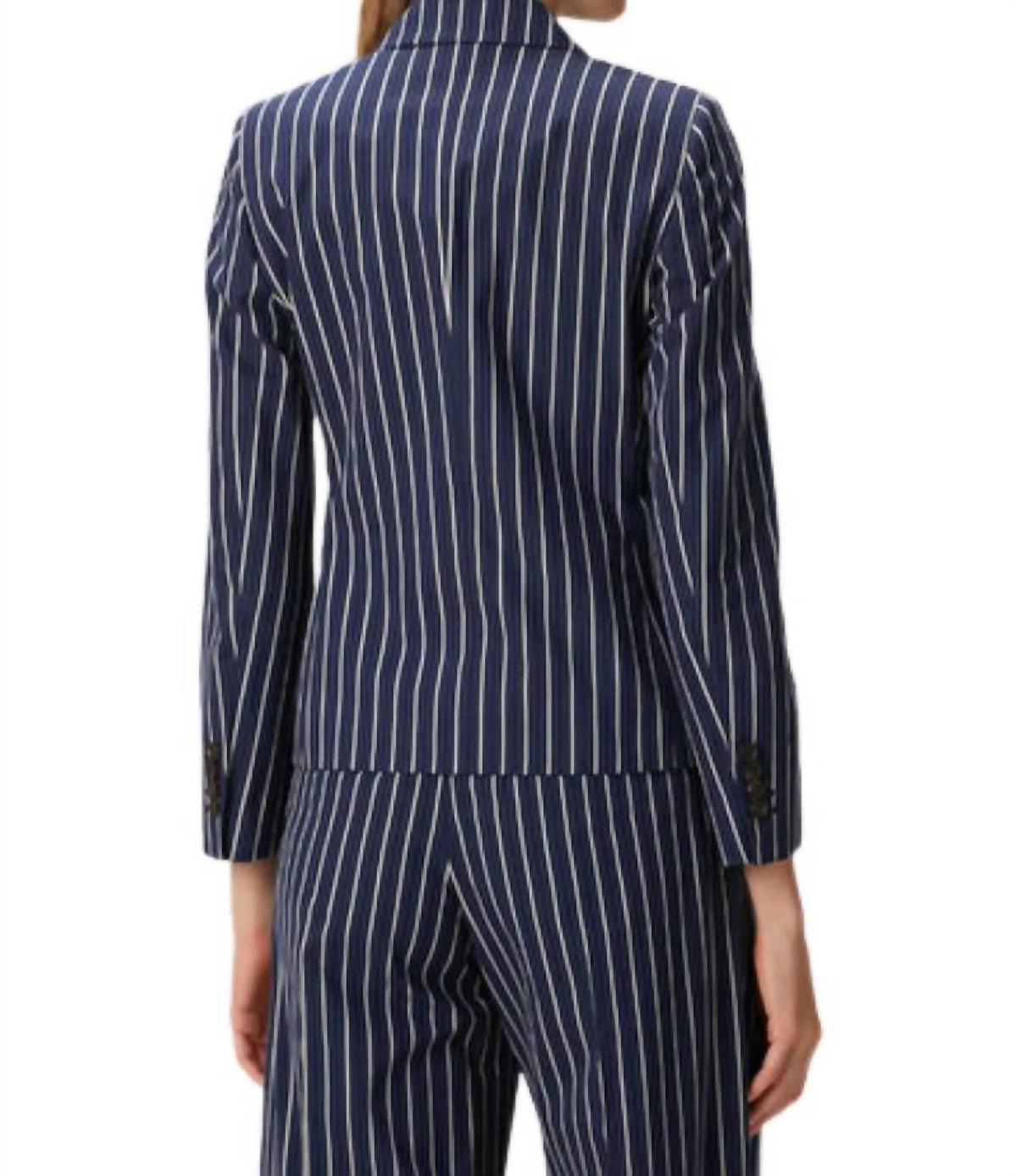 Brunello Cucinelli - Striped Double-breasted Jacket