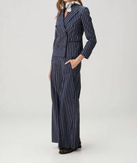 Brunello Cucinelli - Striped Double-breasted Jacket