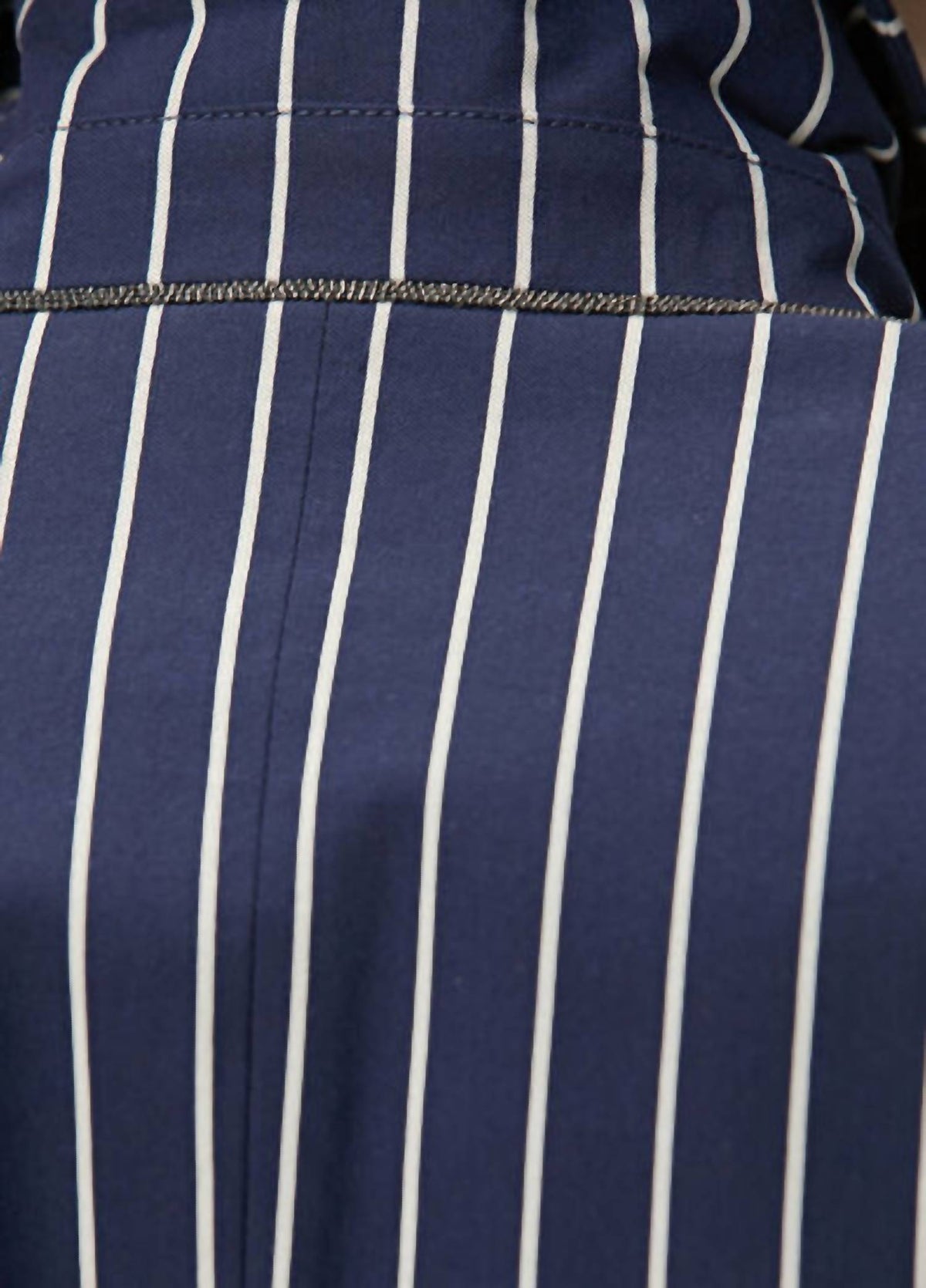 Brunello Cucinelli - Striped Double-breasted Jacket