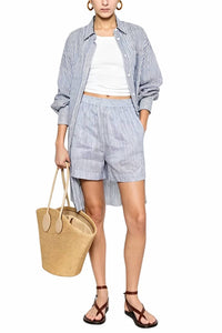 Brunello Cucinelli - Striped Elasticated Short