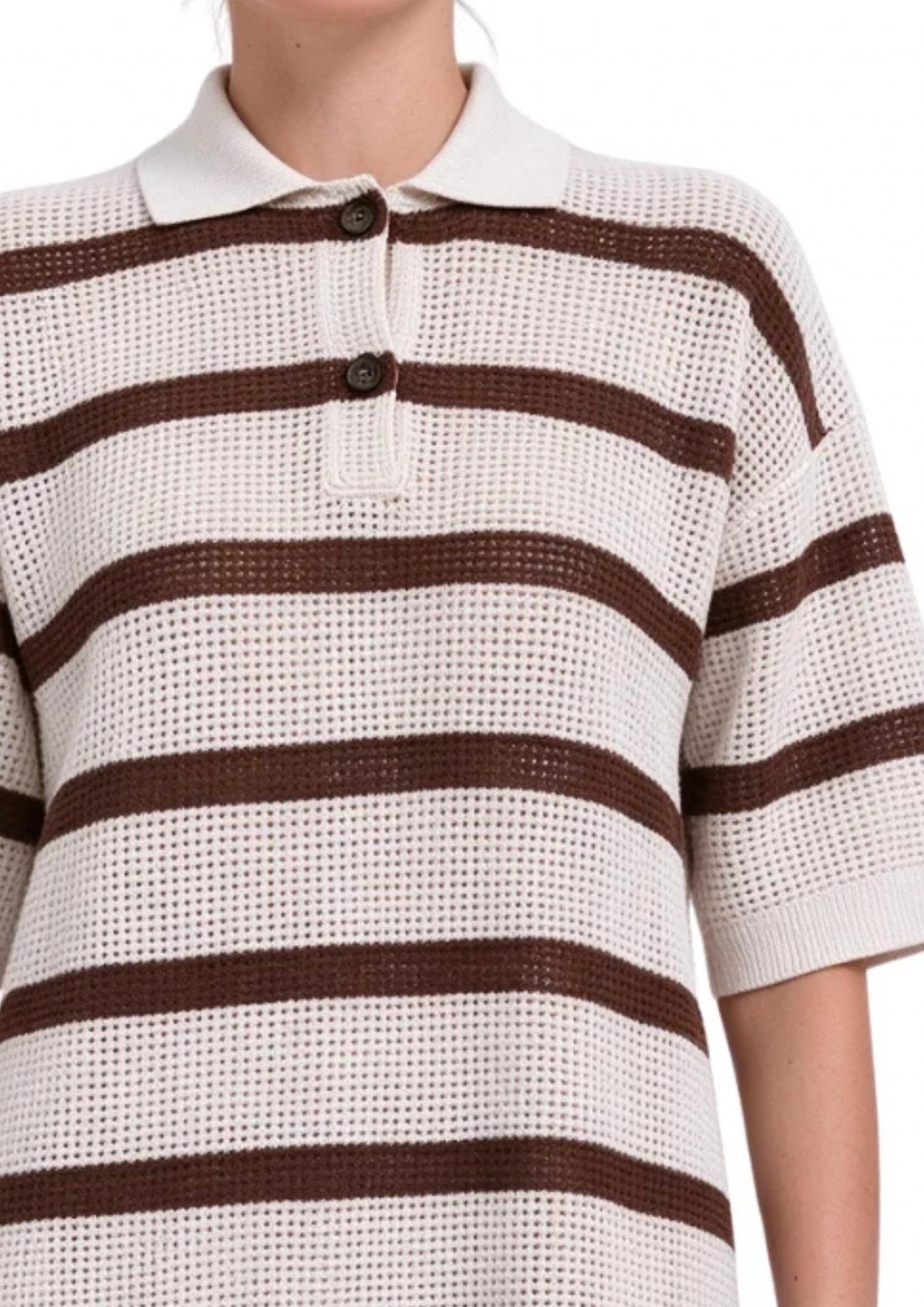 Brunello Cucinelli - Striped Mini Dress