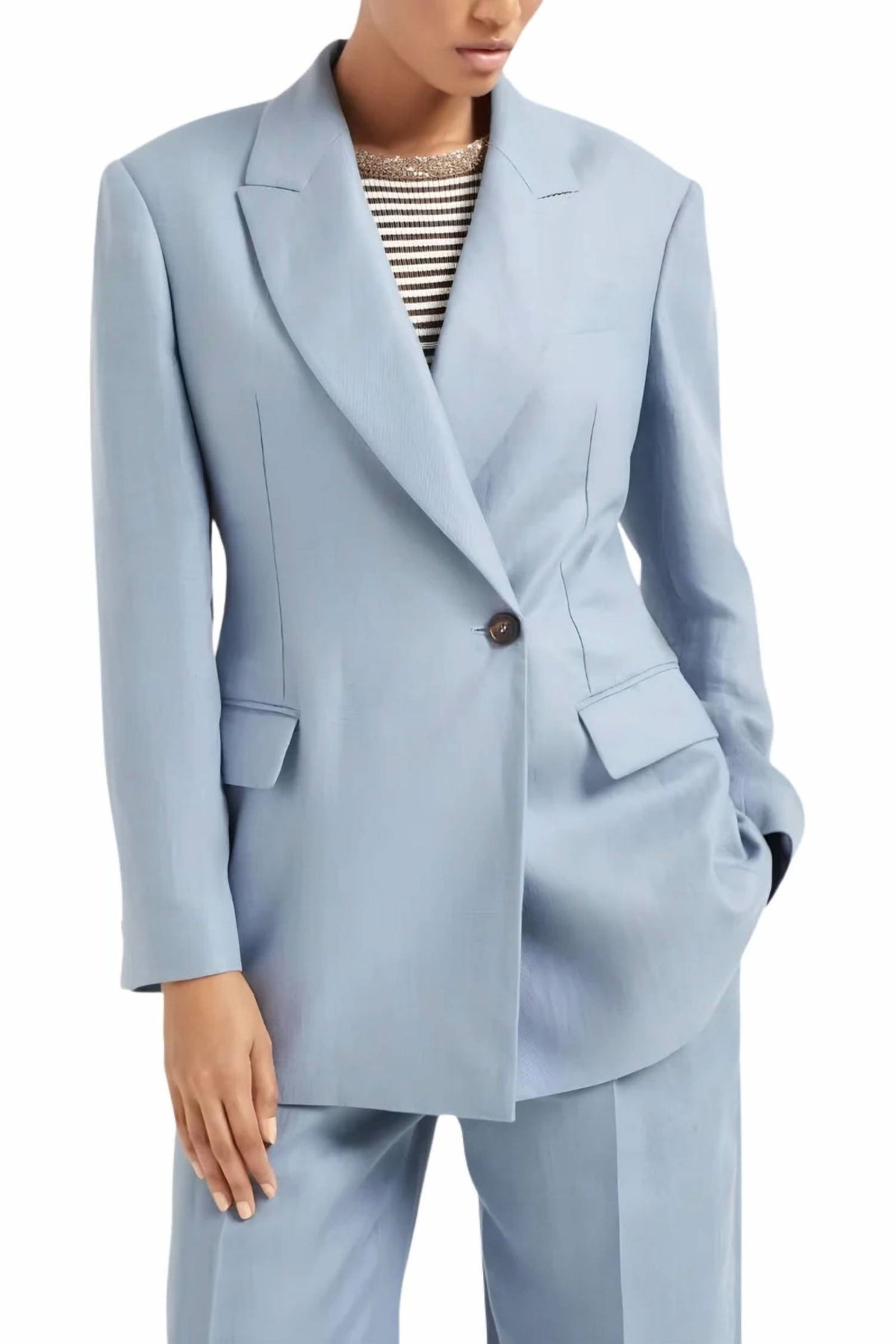 Brunello Cucinelli - Tailored Linen Blend Blazer