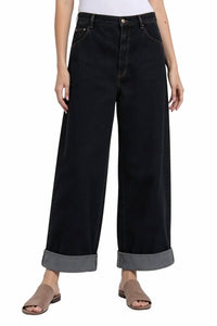 Brunello Cucinelli - Turned Up Wide Leg Jean