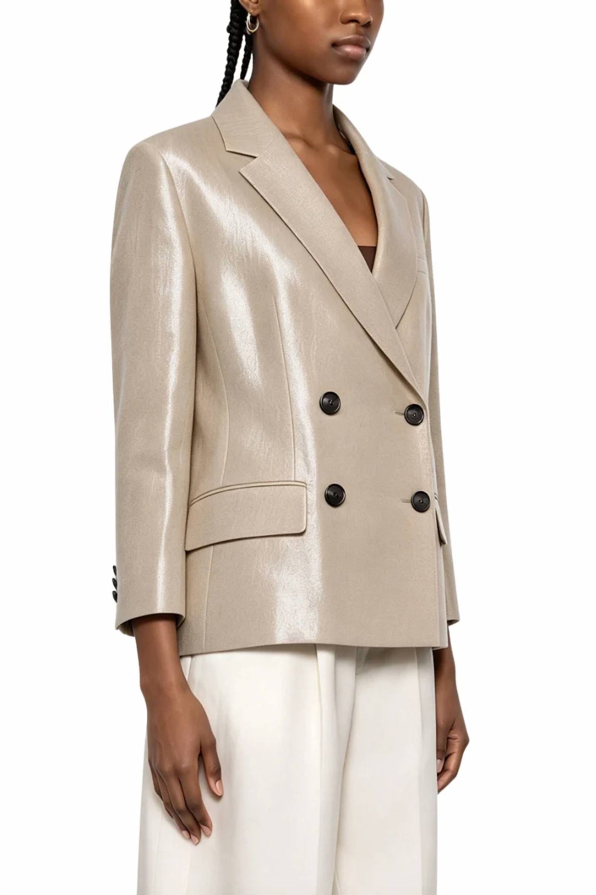 Brunello Cucinelli - Women's Button Double Breasted Jacket