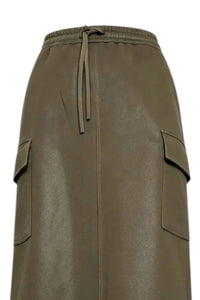 Brunello Cucinelli - Women's Drawstring Cargo Maxi Skirt