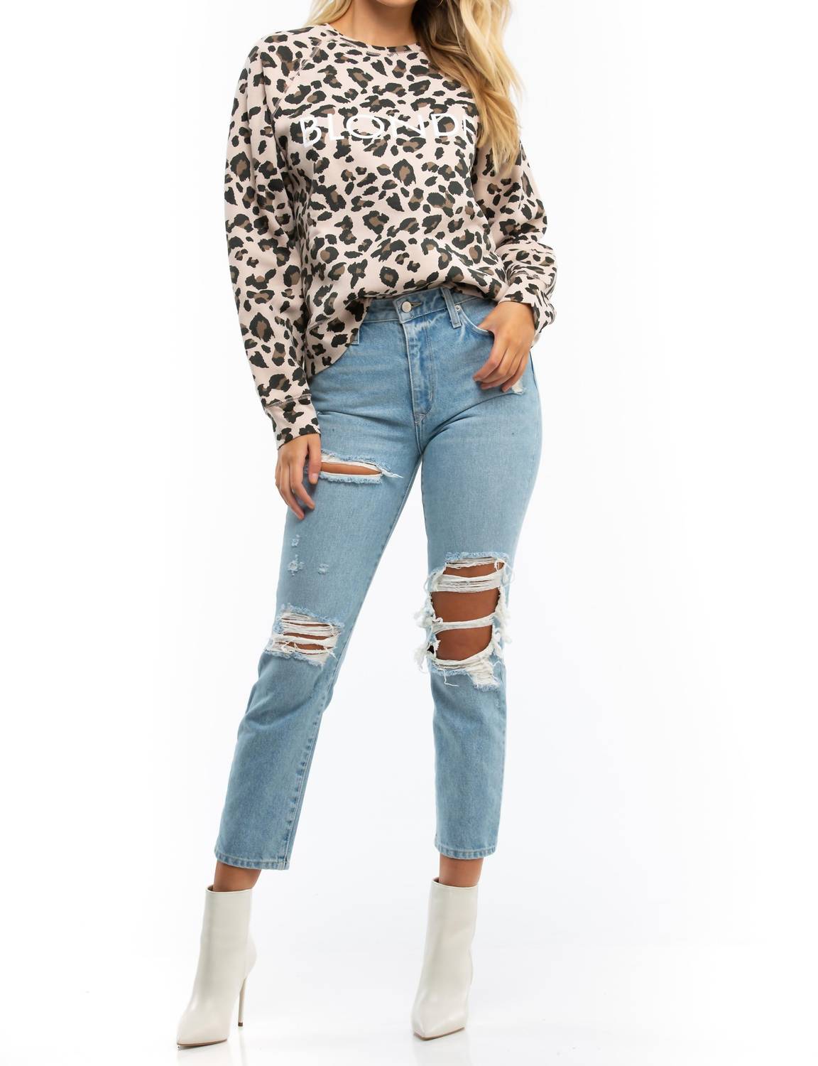 Brunette The Label - Blonde Middle Sister Crewneck Top