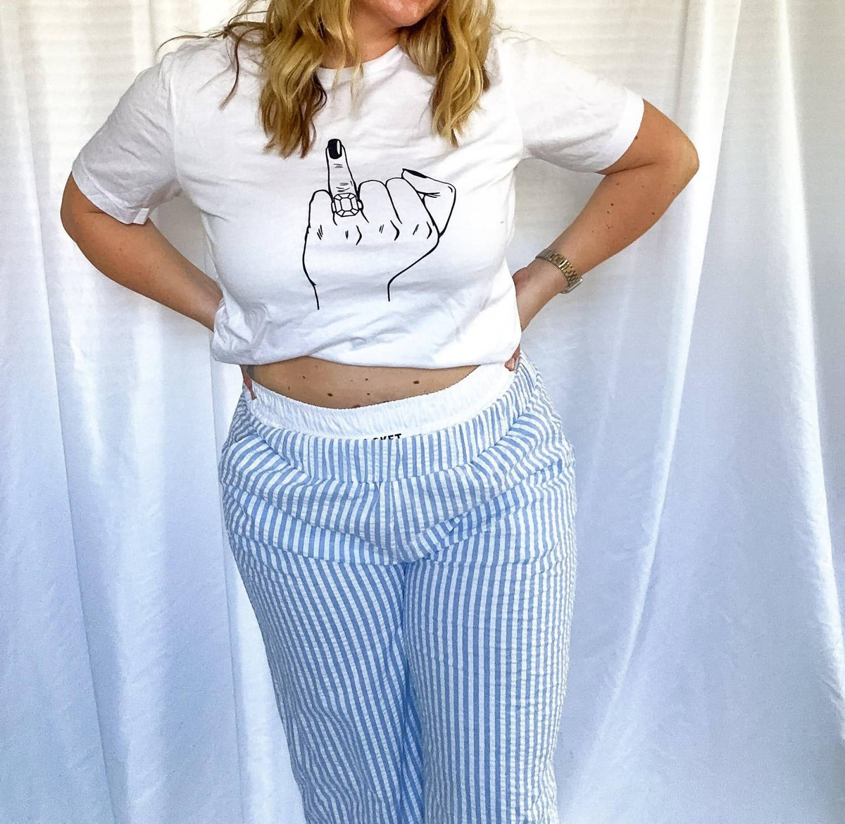 Brvo Tees - Peep The Ring Bride Short Sleeve Tee