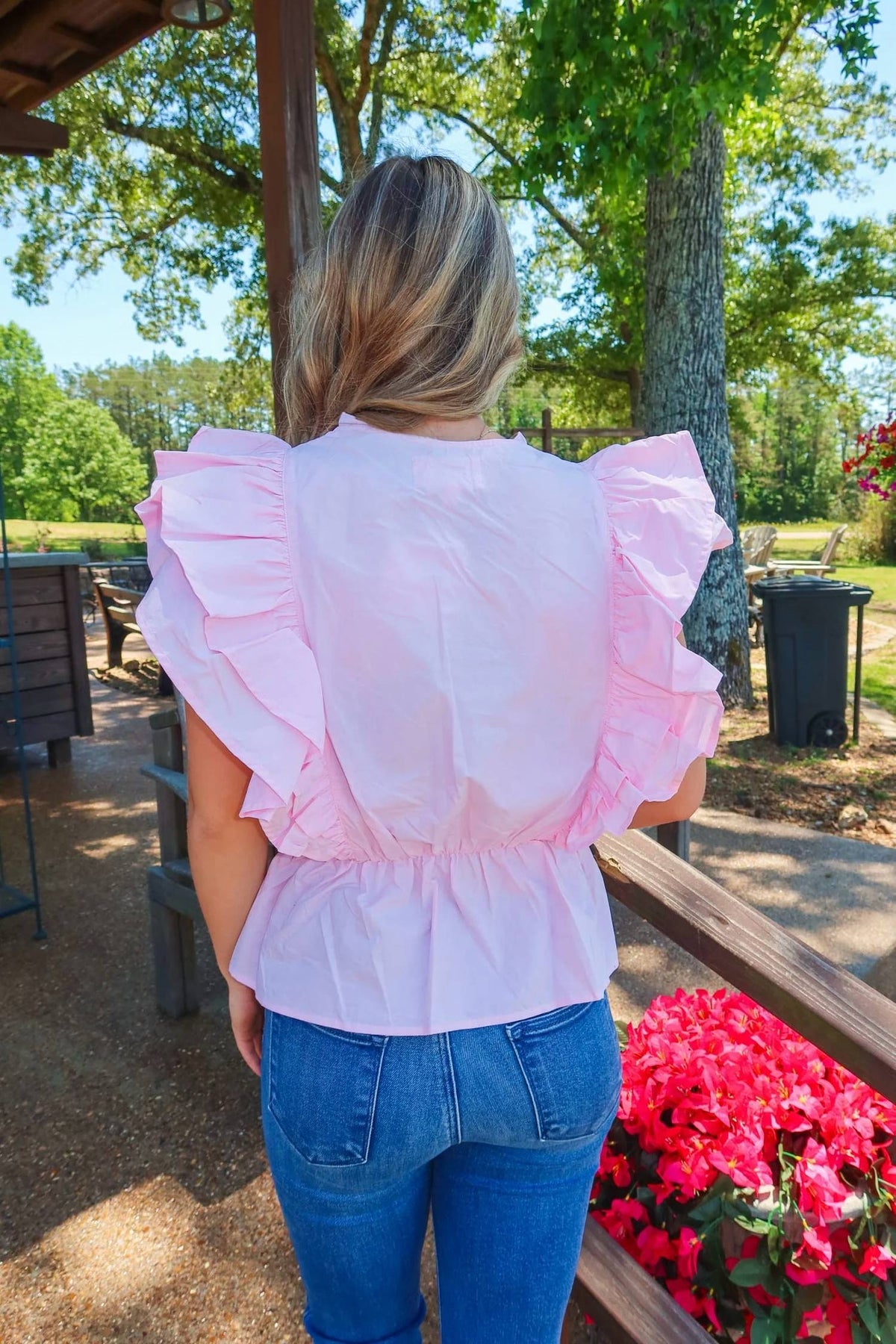 Bucketlist - Blushing Ruffle Blouse
