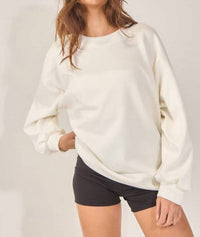 Bucketlist - Bow-back Oversized Sweatshirt