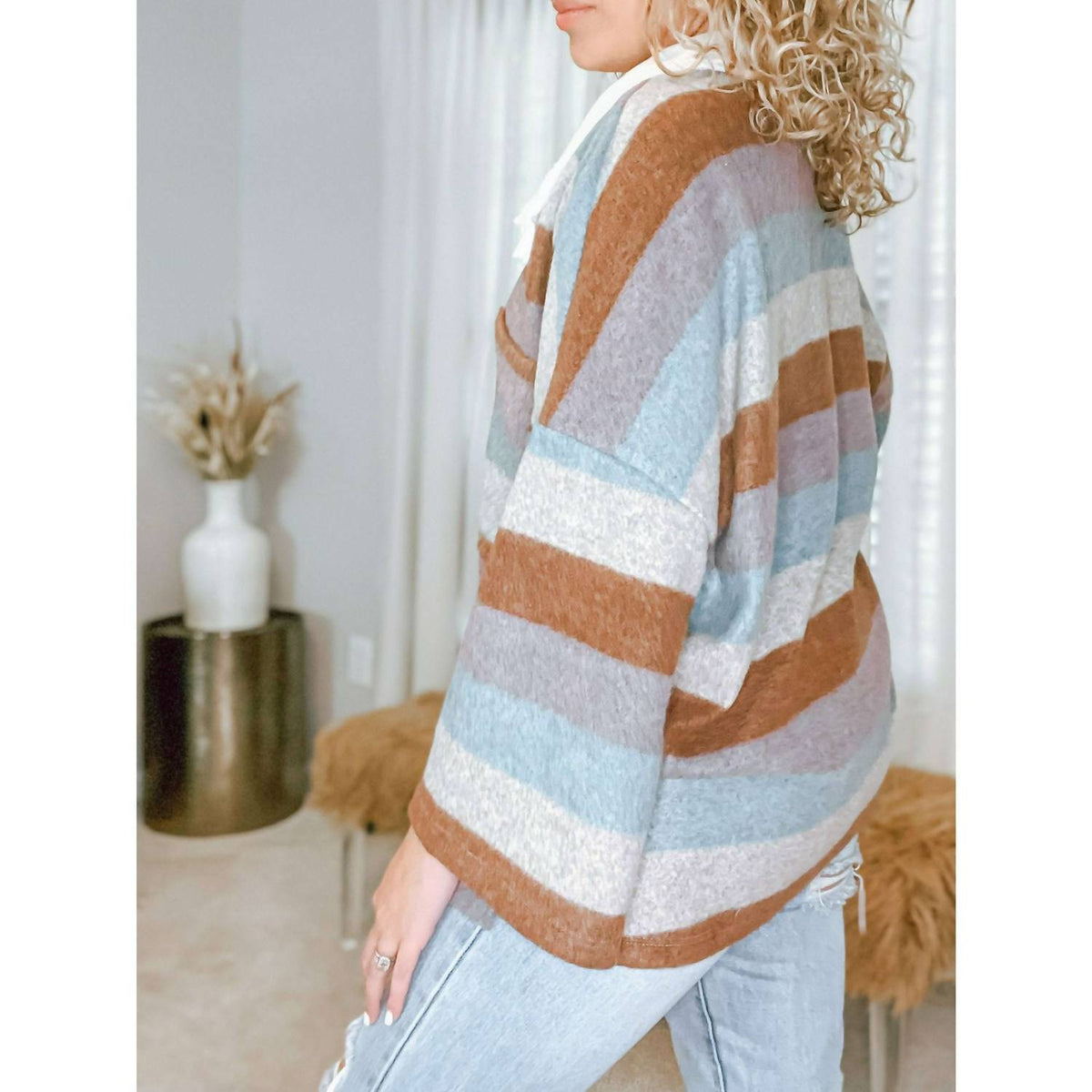 Bucketlist - Francesca Collared Pullover Sweater