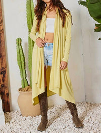 Bucketlist - Londyn Draped Solid Cardigan