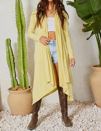Bucketlist - Londyn Draped Solid Cardigan