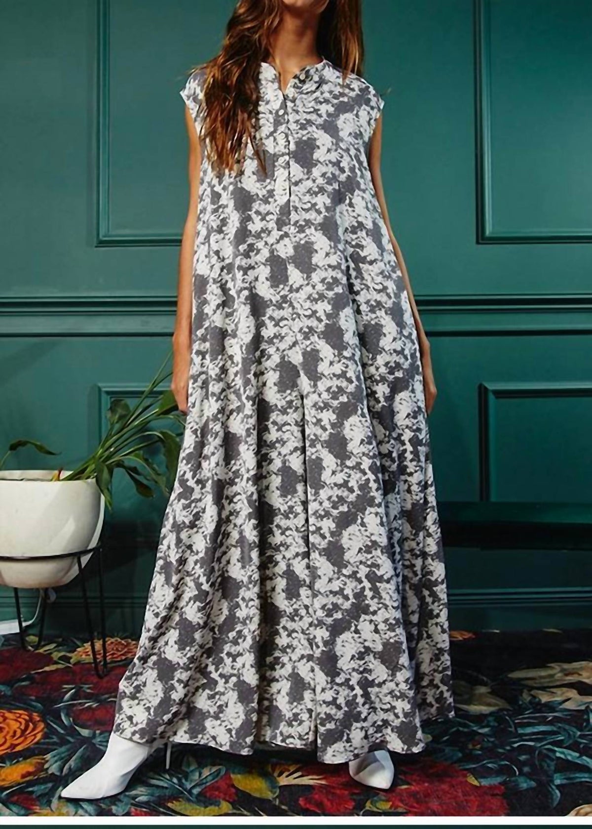 Bucketlist - Wide Leg Printed Jumpsuit
