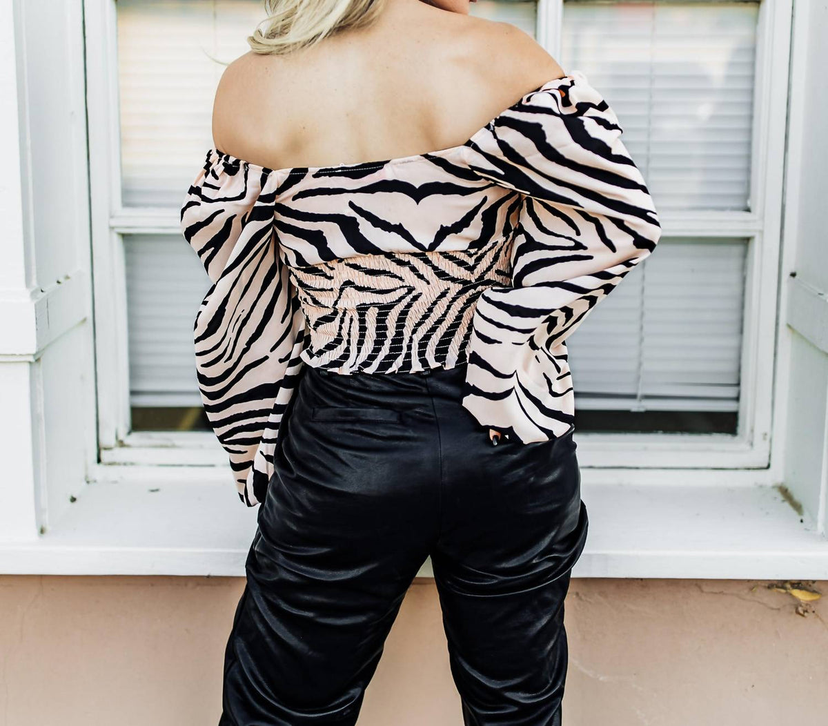 Buddylove - Emily Smocked Crop Top