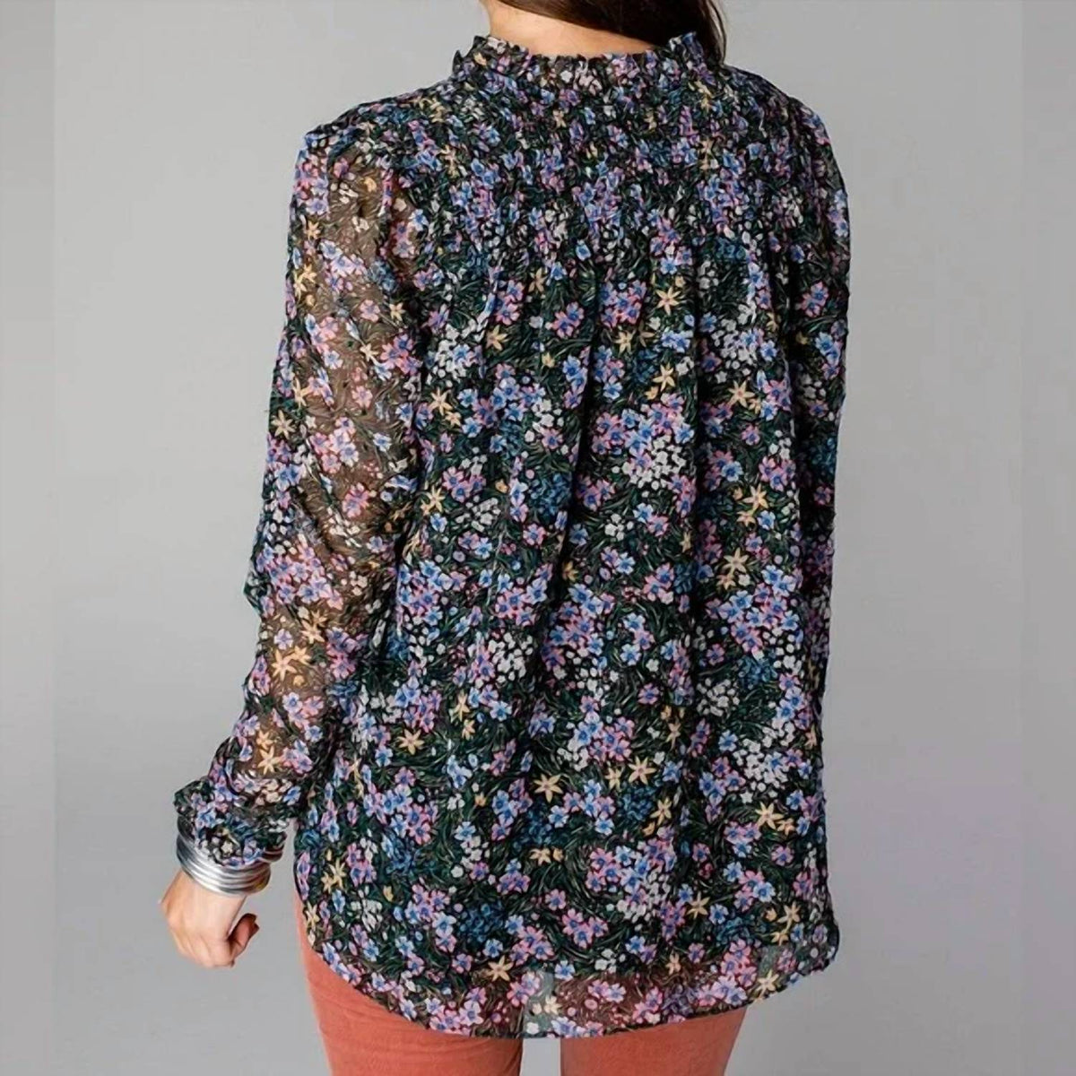Buddylove - Everly Long Sleeve Button Up Blouse